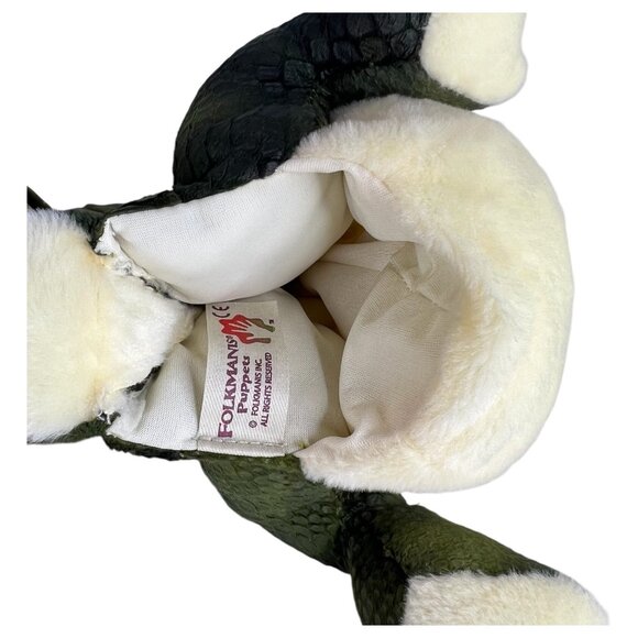 Folkmanis Baby Dragon Hand Puppet Plush Green 9 Inch Wings Stuffed Animal Toy - Picture 11 of 11